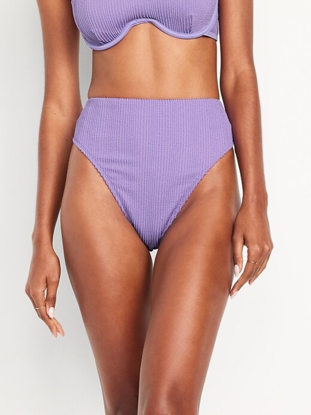 Extra High-Waisted French-Cut Bikini Swim Bottoms